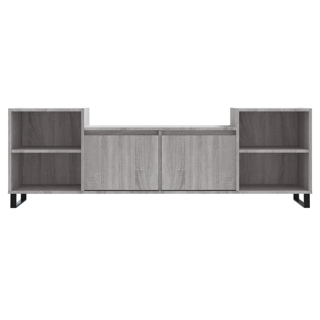 Έπιπλο Τηλεόρασης Γκρι Sonoma 160x35x55 εκ. από Επεξεργ. Ξύλο