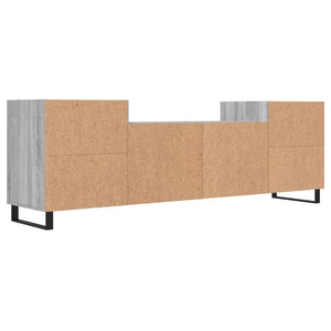 Έπιπλο Τηλεόρασης Γκρι Sonoma 160x35x55 εκ. από Επεξεργ. Ξύλο