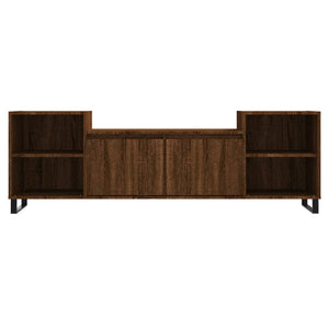 Έπιπλο Τηλεόρασης Καφέ Δρυς 160x35x55 εκ. Επεξεργασμένο Ξύλο