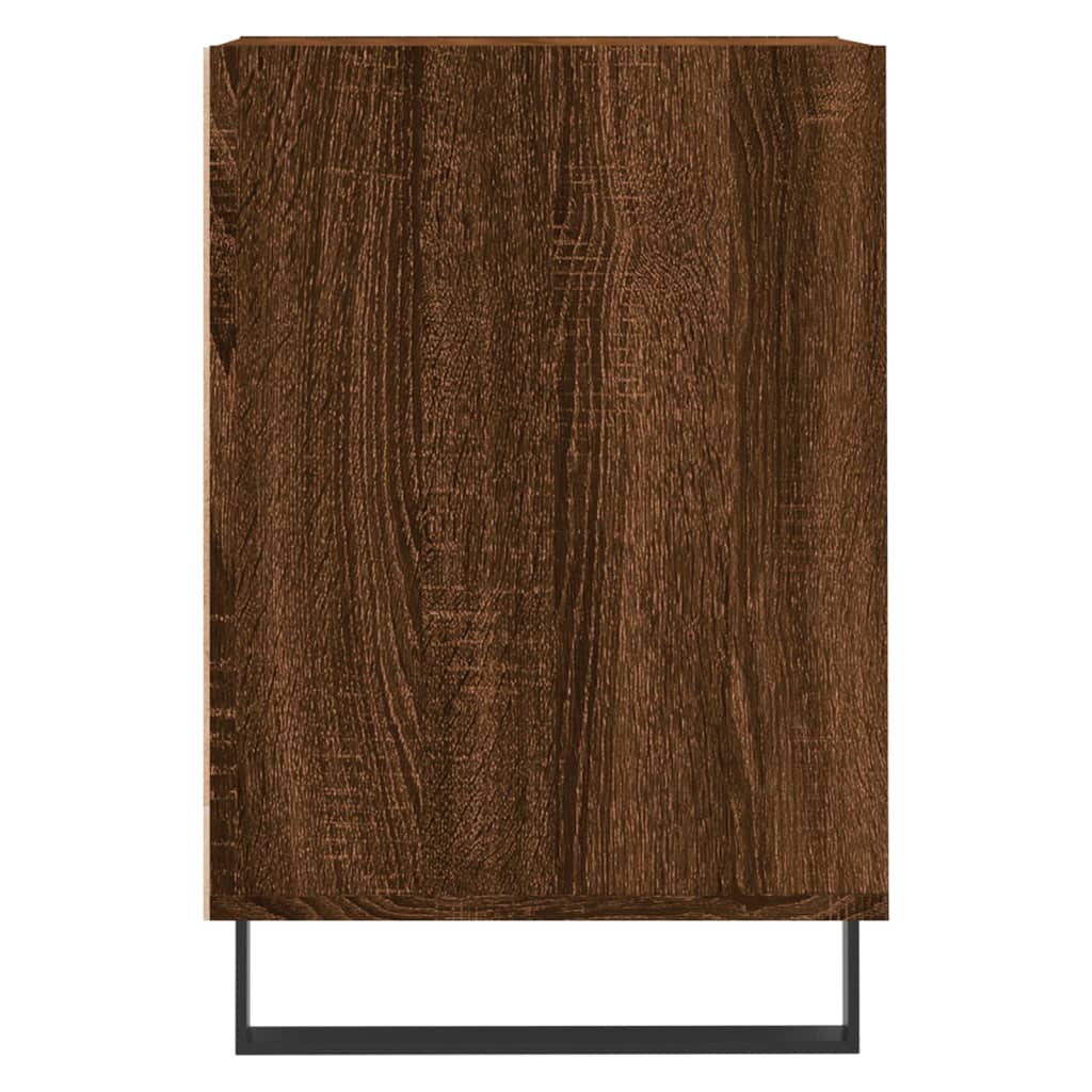 Έπιπλο Τηλεόρασης Καφέ Δρυς 160x35x55 εκ. Επεξεργασμένο Ξύλο