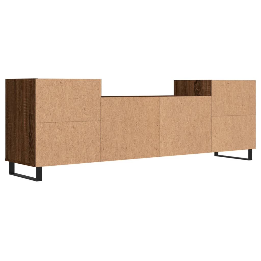 Έπιπλο Τηλεόρασης Καφέ Δρυς 160x35x55 εκ. Επεξεργασμένο Ξύλο