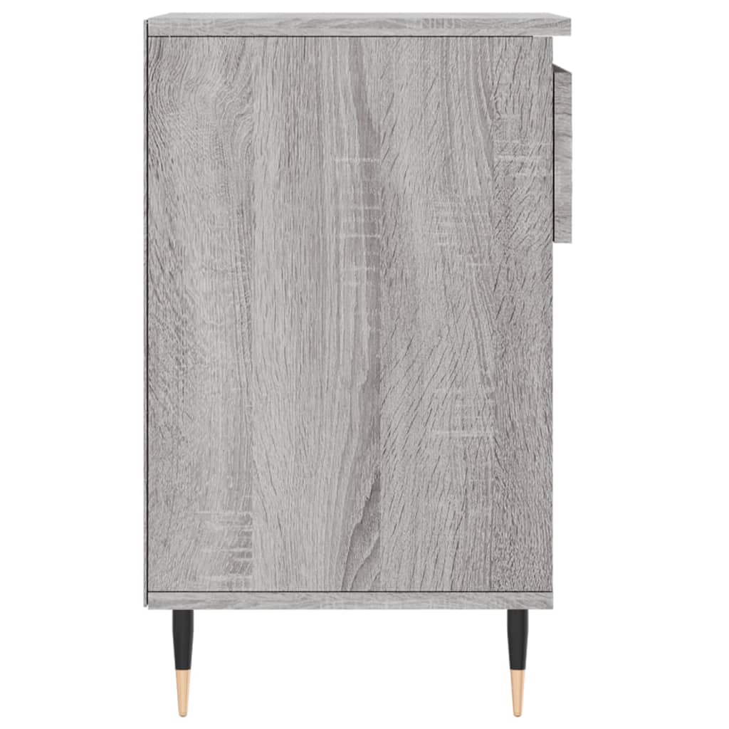 Παπουτσοθήκη Γκρι Sonoma 102x36x60 εκ. από Επεξεργασμένο Ξύλο
