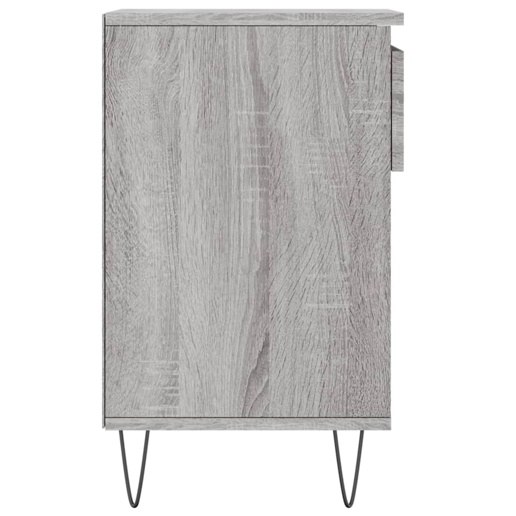 Παπουτσοθήκη Γκρι Sonoma 102x36x60 εκ. από Επεξεργασμένο Ξύλο