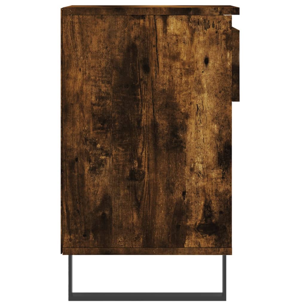 Παπουτσοθήκη Καπνιστή Δρυς 102x36x60 εκ. από Επεξεργασμένο Ξύλο