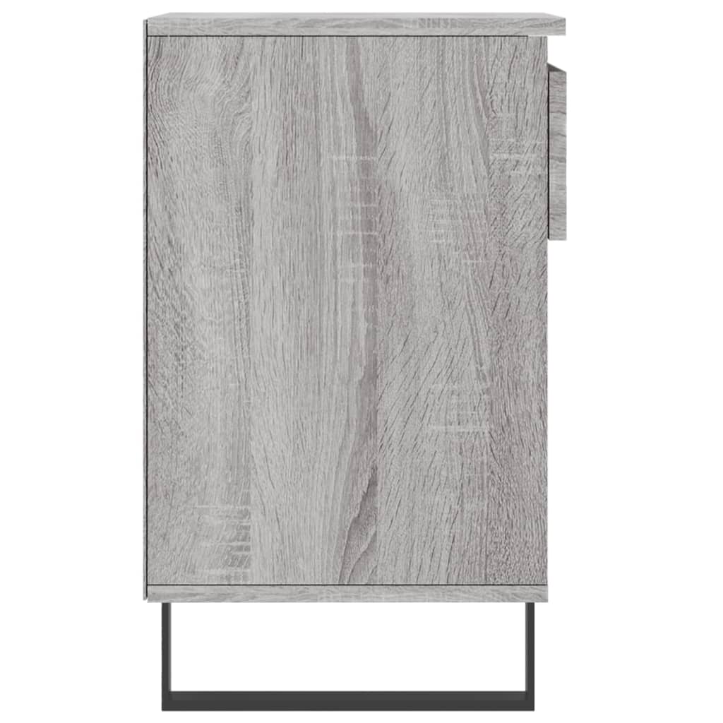 Παπουτσοθήκη Γκρι Sonoma 102x36x60 εκ. από Επεξεργασμένο Ξύλο