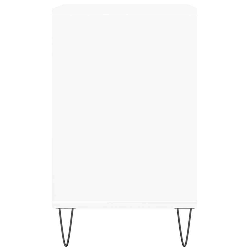 Παπουτσοθήκη Λευκή 102x36x60 εκ. από Επεξεργασμένο Ξύλο