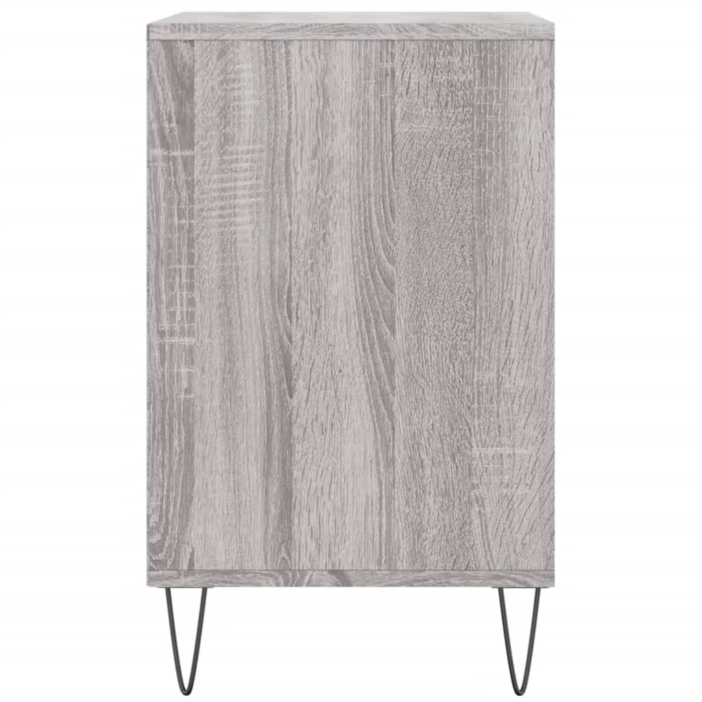 Παπουτσοθήκη Γκρι Sonoma 102x36x60 εκ. από Επεξεργασμένο Ξύλο