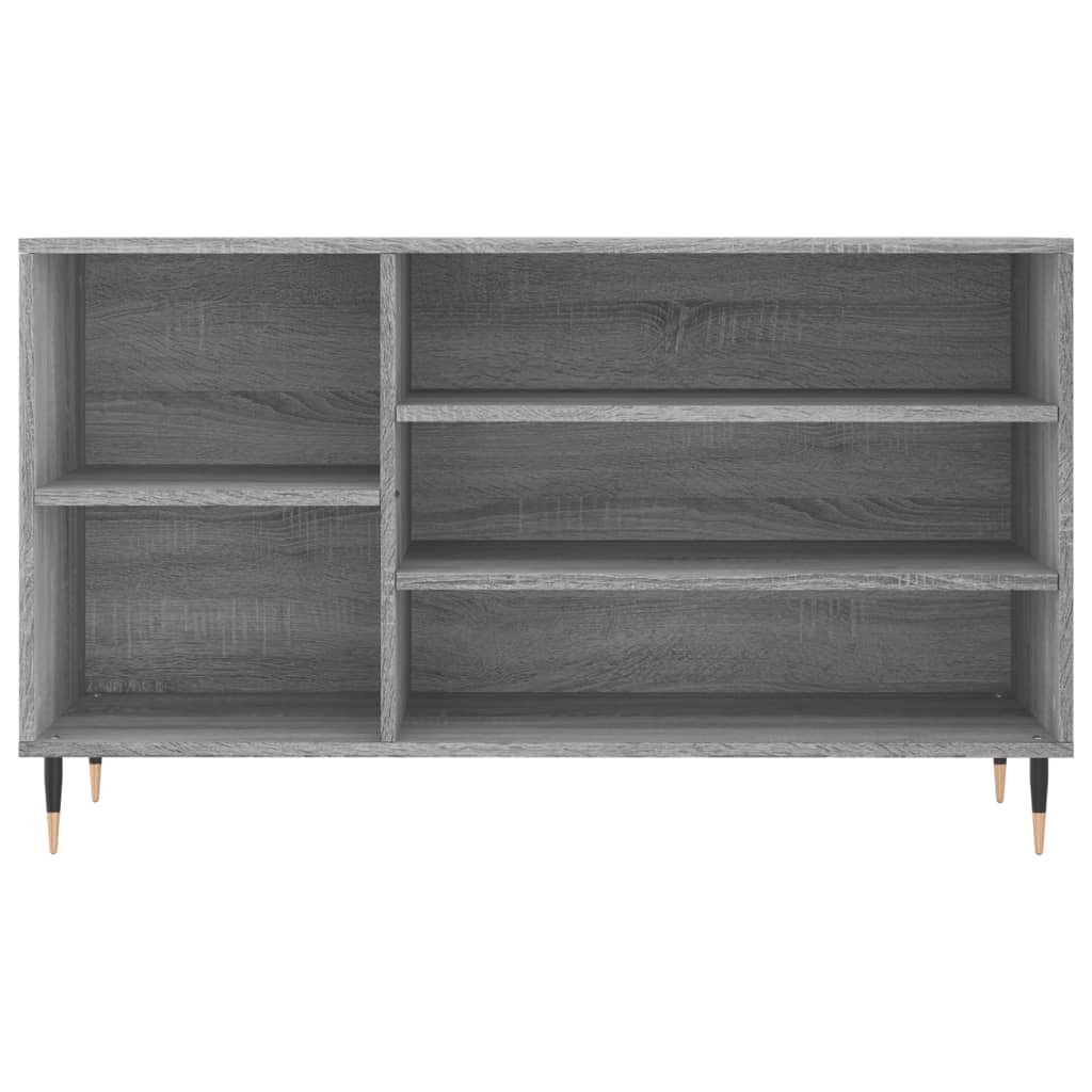 Παπουτσοθήκη Γκρι Sonoma 102x36x60 εκ. από Επεξεργασμένο Ξύλο