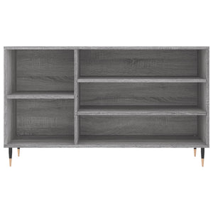 Παπουτσοθήκη Γκρι Sonoma 102x36x60 εκ. από Επεξεργασμένο Ξύλο