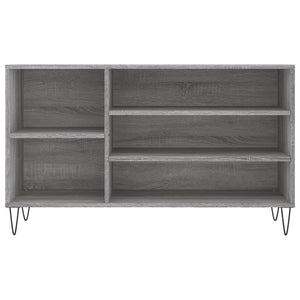 Παπουτσοθήκη Γκρι Sonoma 102x36x60 εκ. από Επεξεργασμένο Ξύλο