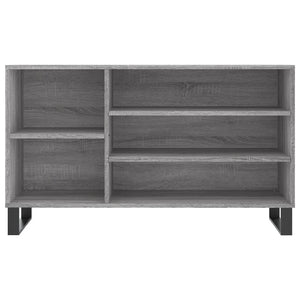 Παπουτσοθήκη Γκρι Sonoma 102x36x60 εκ. από Επεξεργασμένο Ξύλο