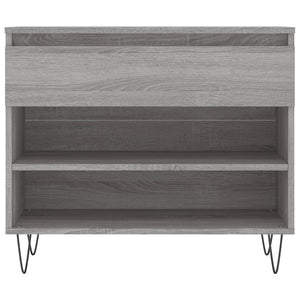 Παπουτσοθήκη Γκρι Sonoma 70x36x60 εκ. από Επεξεργασμένο Ξύλο