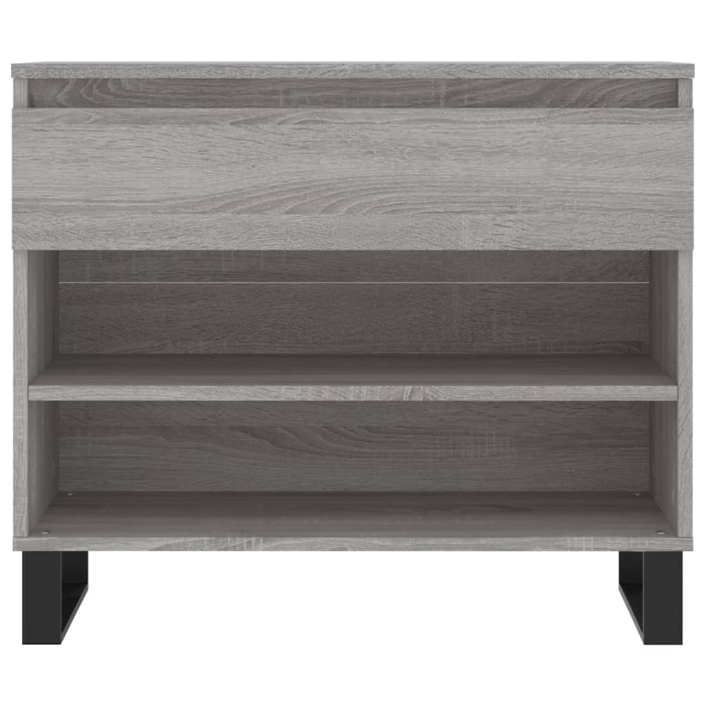 Παπουτσοθήκη Γκρι Sonoma 70x36x60 εκ. από Επεξεργασμένο Ξύλο