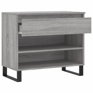 Παπουτσοθήκη Γκρι Sonoma 70x36x60 εκ. από Επεξεργασμένο Ξύλο