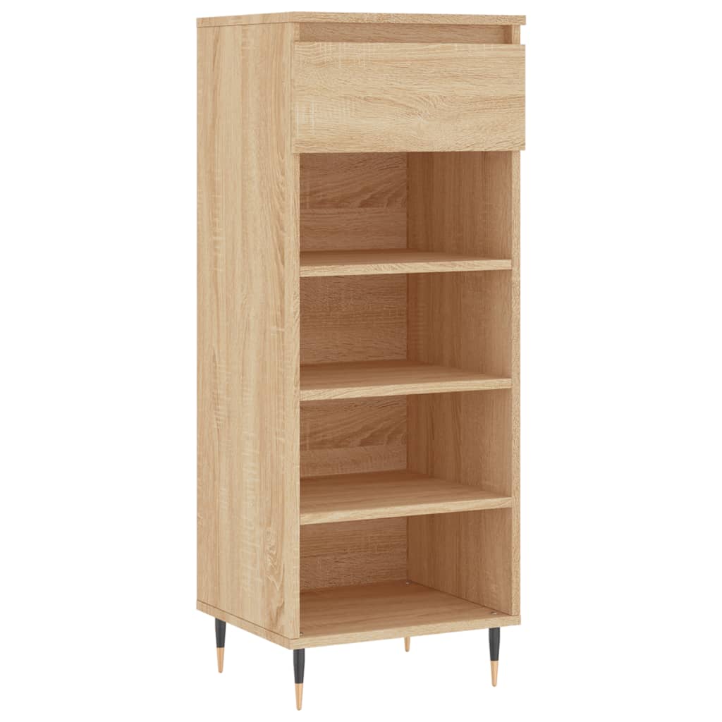 Παπουτσοθήκη Sonoma Δρυς 40x36x105 εκ. από Επεξεργασμένο Ξύλο - Pakobazaar