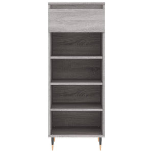 Παπουτσοθήκη Γκρι Sonoma 40x36x105 εκ. από Επεξεργασμένο Ξύλο