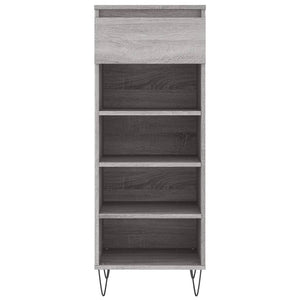 Παπουτσοθήκη Γκρι Sonoma 40x36x105 εκ. από Επεξεργασμένο Ξύλο