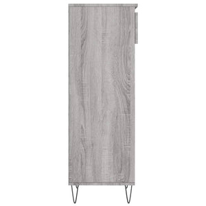 Παπουτσοθήκη Γκρι Sonoma 40x36x105 εκ. από Επεξεργασμένο Ξύλο