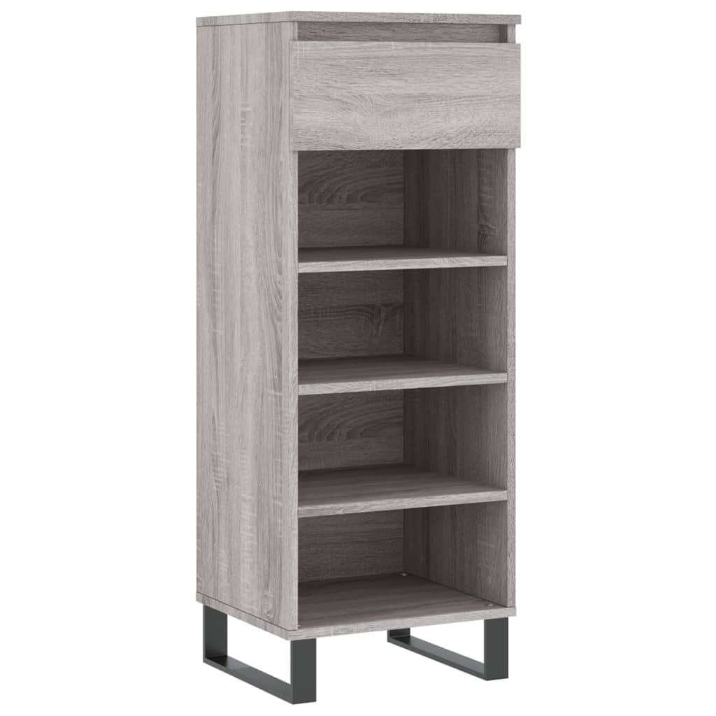 Παπουτσοθήκη Γκρι Sonoma 40x36x105 εκ. από Επεξεργασμένο Ξύλο - Pakobazaar