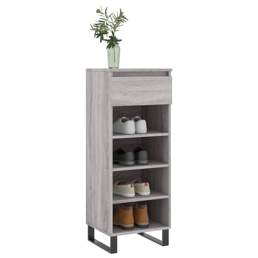 Παπουτσοθήκη Γκρι Sonoma 40x36x105 εκ. από Επεξεργασμένο Ξύλο - Pakobazaar