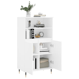 Ντουλάπι Λευκό 60 x 36 x 110 εκ. από Επεξεργασμένο Ξύλο