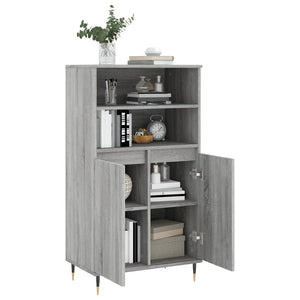 Ντουλάπι Γκρι Sonoma 60 x 36 x 110 εκ. από Επεξεργασμένο Ξύλο