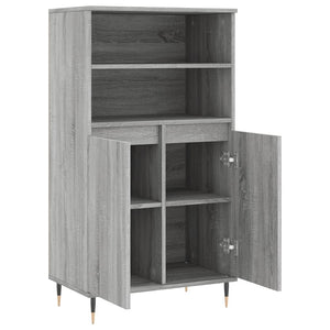 Ντουλάπι Γκρι Sonoma 60 x 36 x 110 εκ. από Επεξεργασμένο Ξύλο
