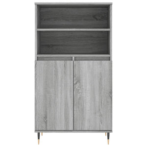 Ντουλάπι Γκρι Sonoma 60 x 36 x 110 εκ. από Επεξεργασμένο Ξύλο