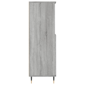 Ντουλάπι Γκρι Sonoma 60 x 36 x 110 εκ. από Επεξεργασμένο Ξύλο