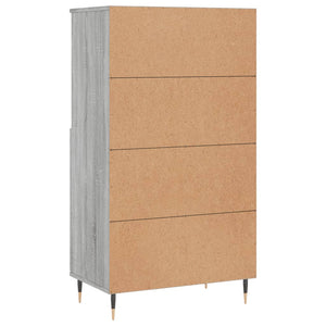 Ντουλάπι Γκρι Sonoma 60 x 36 x 110 εκ. από Επεξεργασμένο Ξύλο