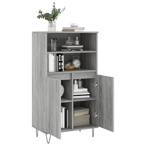 Ντουλάπι Γκρι Sonoma 60 x 36 x 110 εκ. από Επεξεργασμένο Ξύλο