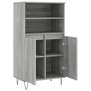 Ντουλάπι Γκρι Sonoma 60 x 36 x 110 εκ. από Επεξεργασμένο Ξύλο