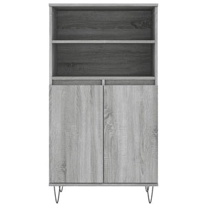 Ντουλάπι Γκρι Sonoma 60 x 36 x 110 εκ. από Επεξεργασμένο Ξύλο