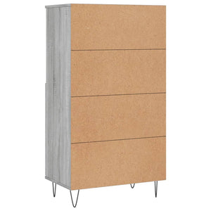 Ντουλάπι Γκρι Sonoma 60 x 36 x 110 εκ. από Επεξεργασμένο Ξύλο