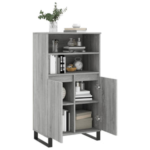 Ντουλάπι Γκρι Sonoma 60 x 36 x 110 εκ. από Επεξεργασμένο Ξύλο - Pakobazaar