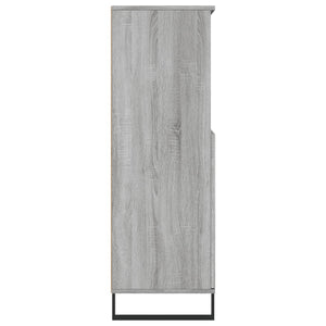 Ντουλάπι Γκρι Sonoma 60 x 36 x 110 εκ. από Επεξεργασμένο Ξύλο - Pakobazaar