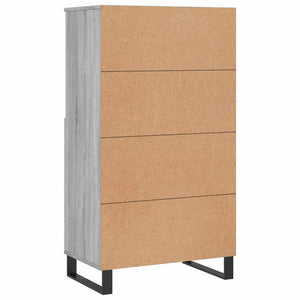 Ντουλάπι Γκρι Sonoma 60 x 36 x 110 εκ. από Επεξεργασμένο Ξύλο - Pakobazaar