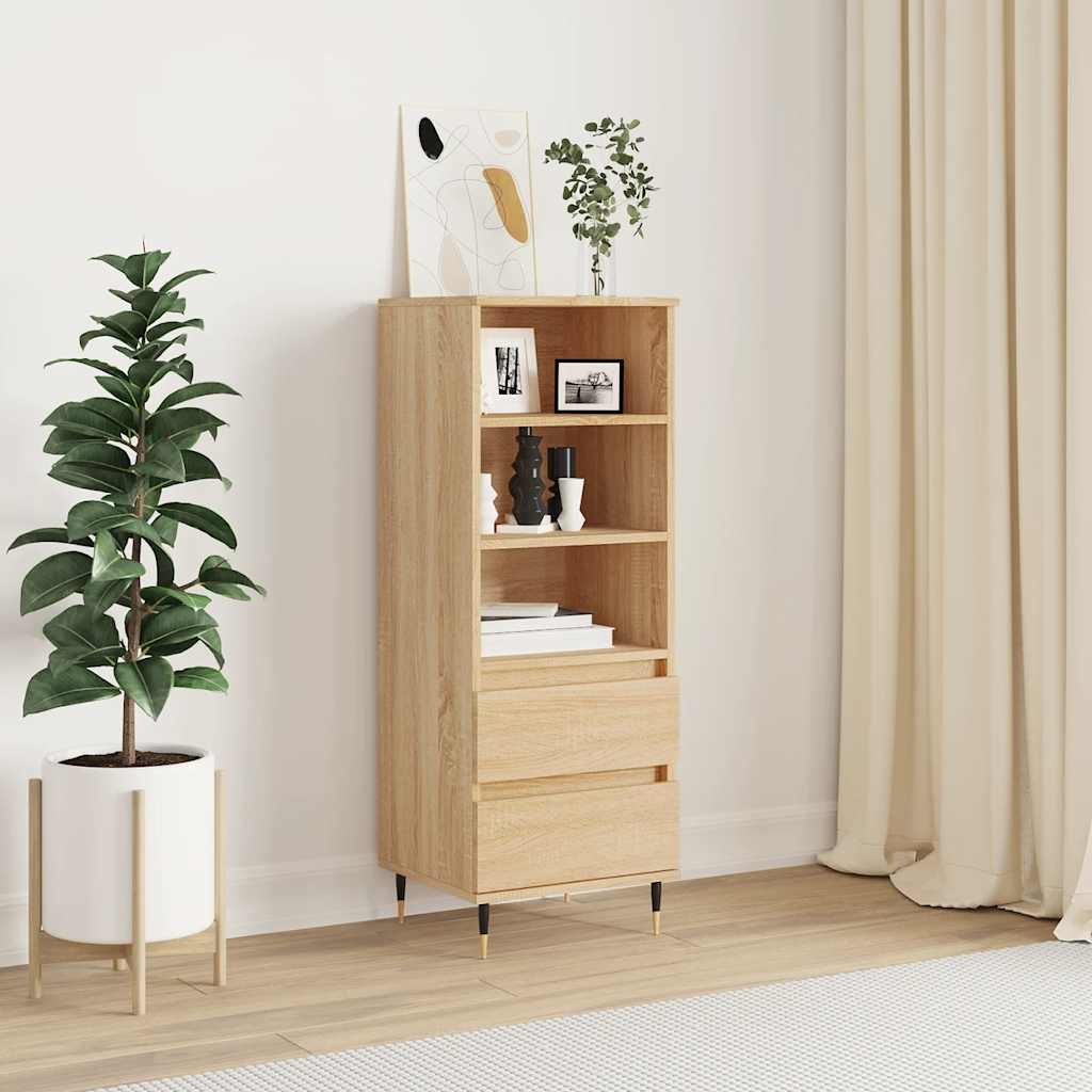 Ντουλάπι Sonoma Δρυς 40x36x110 εκ. από Επεξεργασμένο Ξύλο