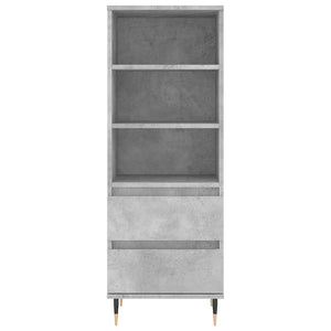 Ντουλάπι Γκρι Σκυρ. 40x36x110 εκ. από Επεξεργασμένο Ξύλο