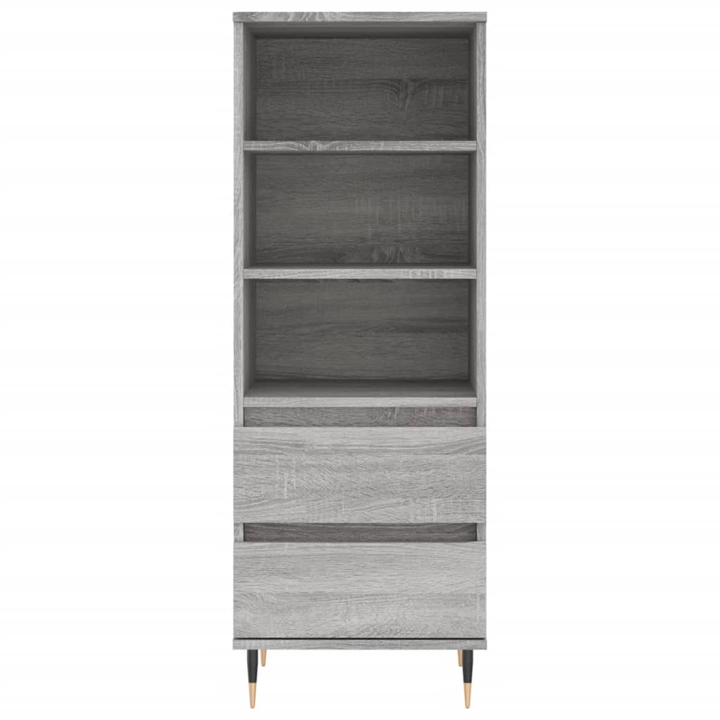 Ντουλάπι Γκρι Sonoma 40x36x110 εκ. από Επεξεργασμένο Ξύλο - Pakobazaar
