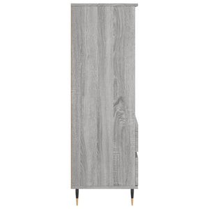 Ντουλάπι Γκρι Sonoma 40x36x110 εκ. από Επεξεργασμένο Ξύλο