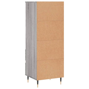 Ντουλάπι Γκρι Sonoma 40x36x110 εκ. από Επεξεργασμένο Ξύλο