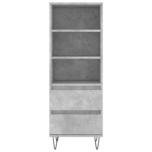Ντουλάπι Γκρι Σκυρ. 40x36x110 εκ. από Επεξεργασμένο Ξύλο