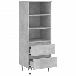 Ντουλάπι Γκρι Σκυρ. 40x36x110 εκ. από Επεξεργασμένο Ξύλο