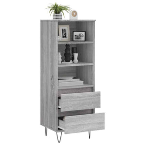 Ντουλάπι Γκρι Sonoma 40x36x110 εκ. από Επεξεργασμένο Ξύλο