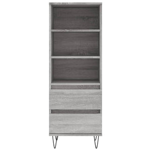Ντουλάπι Γκρι Sonoma 40x36x110 εκ. από Επεξεργασμένο Ξύλο