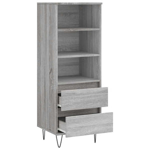 Ντουλάπι Γκρι Sonoma 40x36x110 εκ. από Επεξεργασμένο Ξύλο