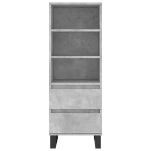 Ντουλάπι Γκρι Σκυρ. 40x36x110 εκ. από Επεξεργασμένο Ξύλο