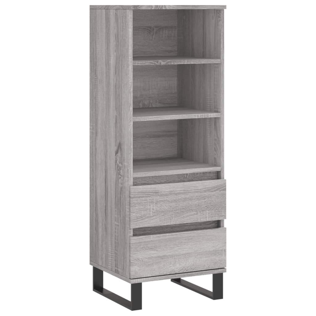 Ντουλάπι Γκρι Sonoma 40x36x110 εκ. από Επεξεργασμένο Ξύλο