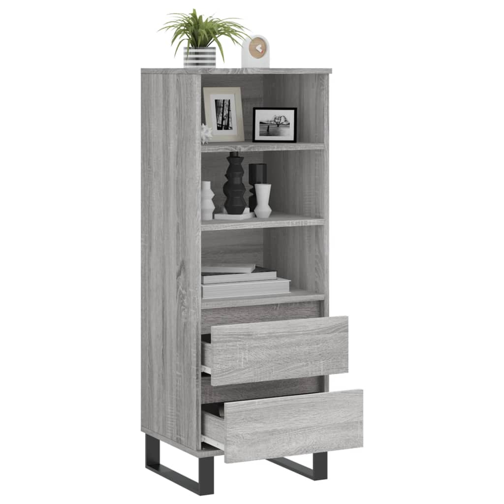 Ντουλάπι Γκρι Sonoma 40x36x110 εκ. από Επεξεργασμένο Ξύλο
